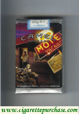 Camel Cigarettes Road Filters soft box